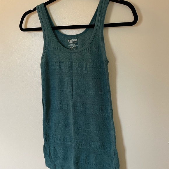 Mossimo | Teal Lace Tank | Size XS - Picture 3 of 8